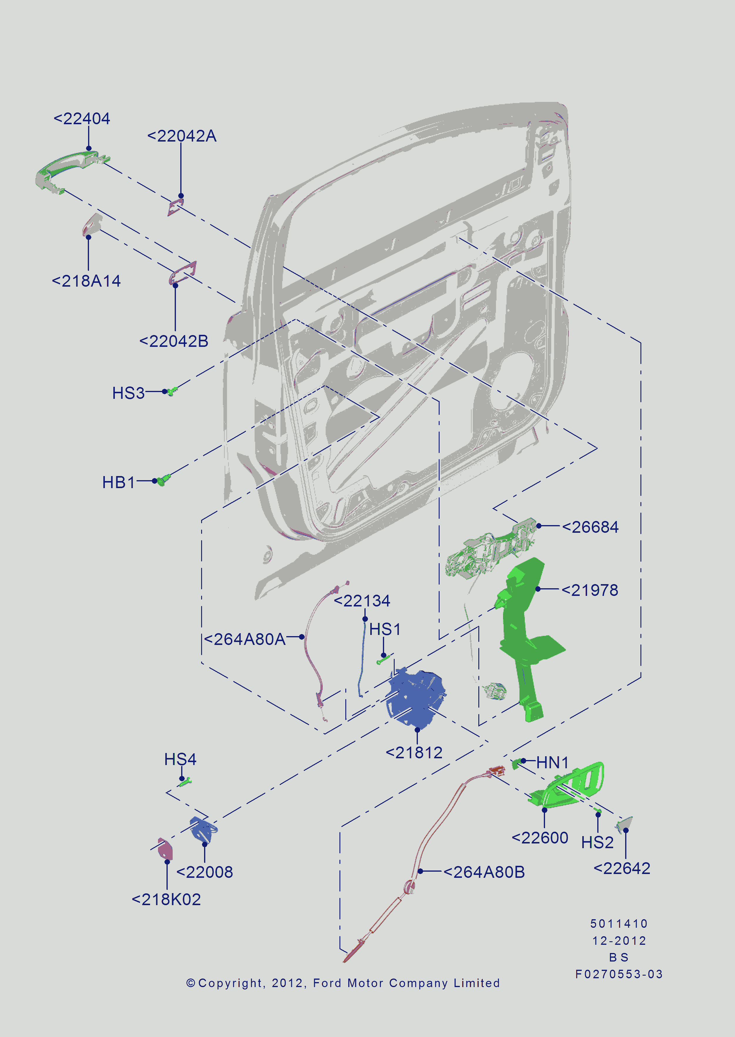 FORD 1772033 - Durvju rokturis ps1.lv