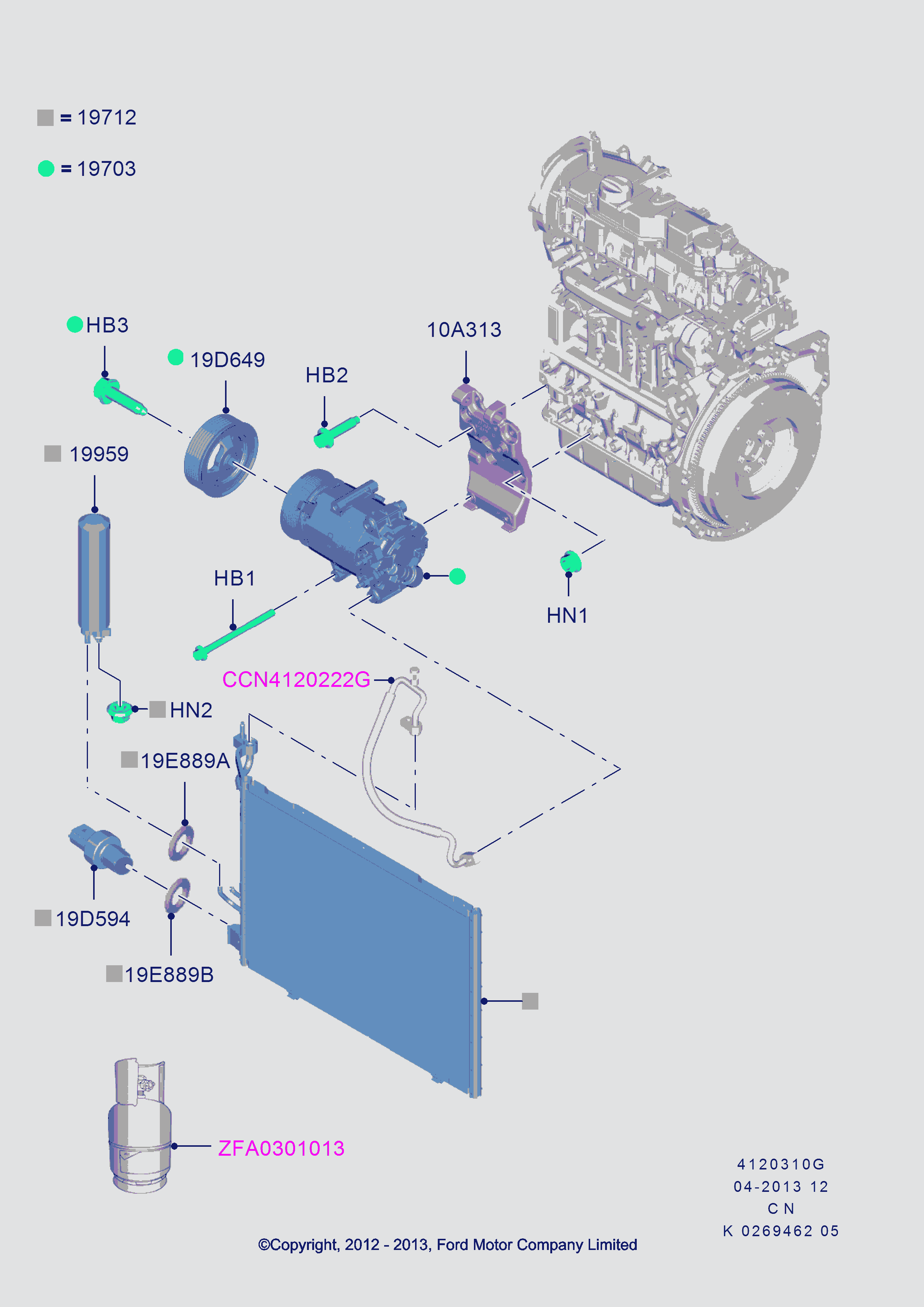 FORD 1906935 - Kompresors, Gaisa kond. sistēma ps1.lv