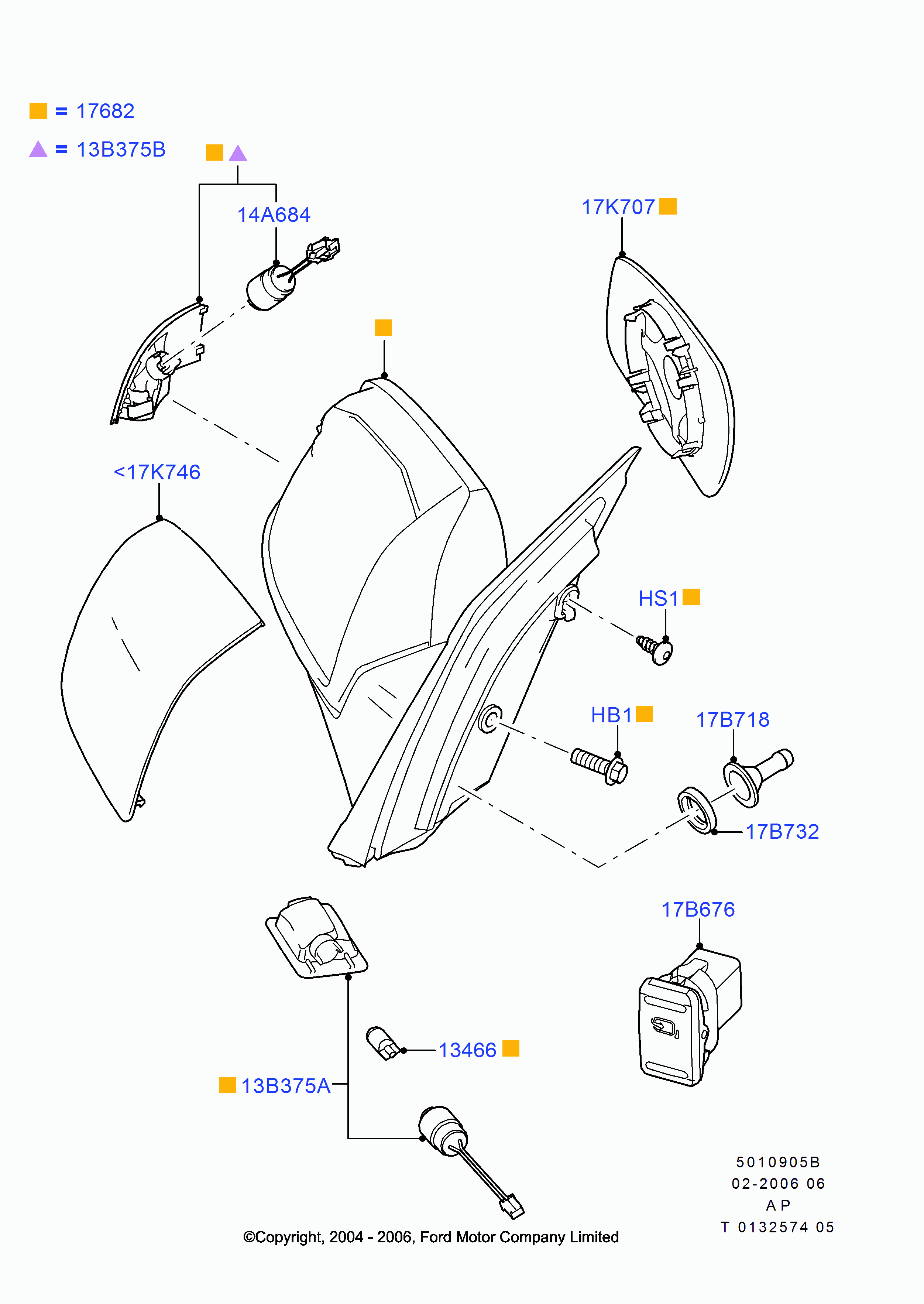 FORD 1255897 - Spoguļstikls, Ārējais atpakaļskata spogulis ps1.lv