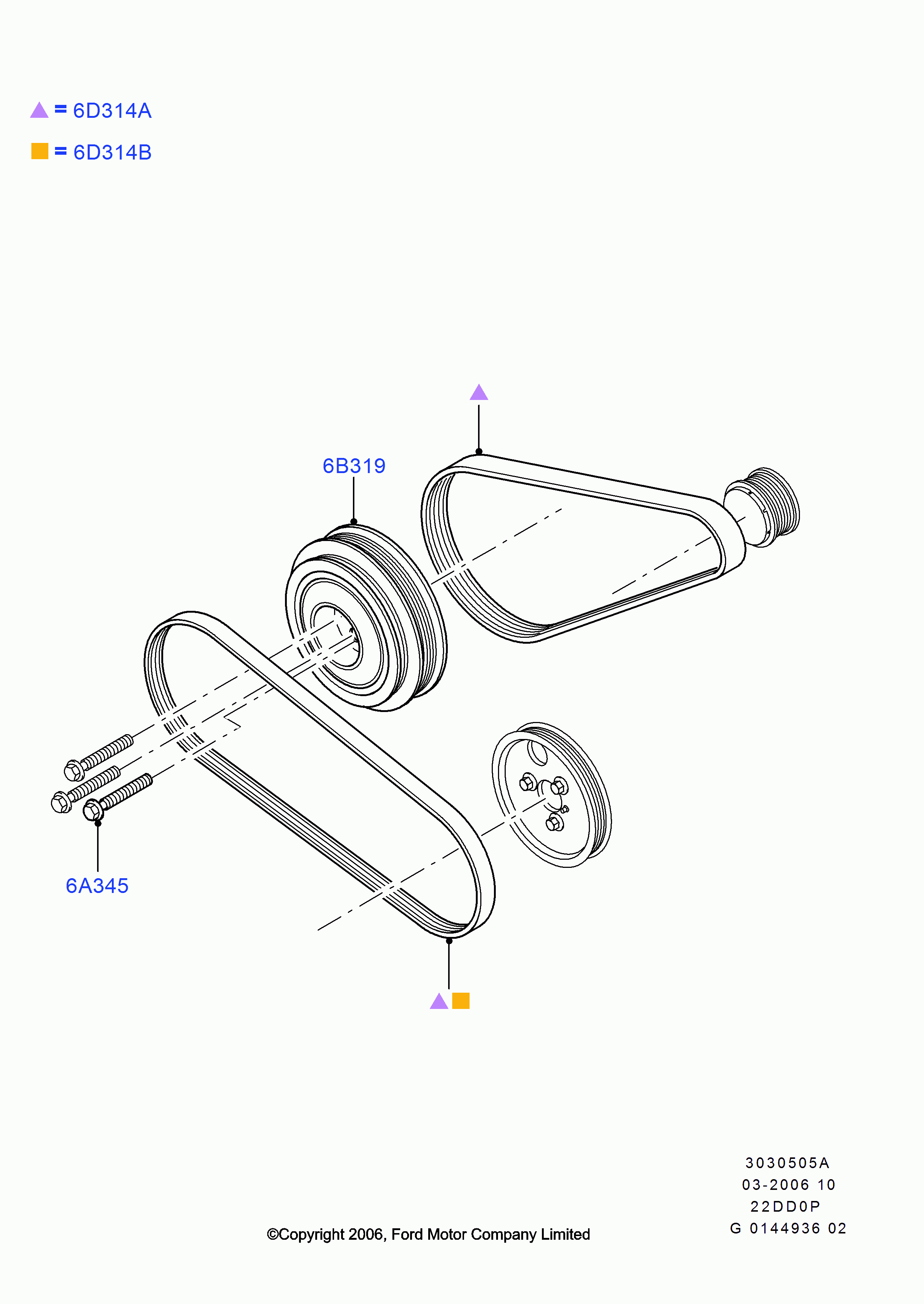 FORD 1465191 - Ķīļrievu siksna ps1.lv