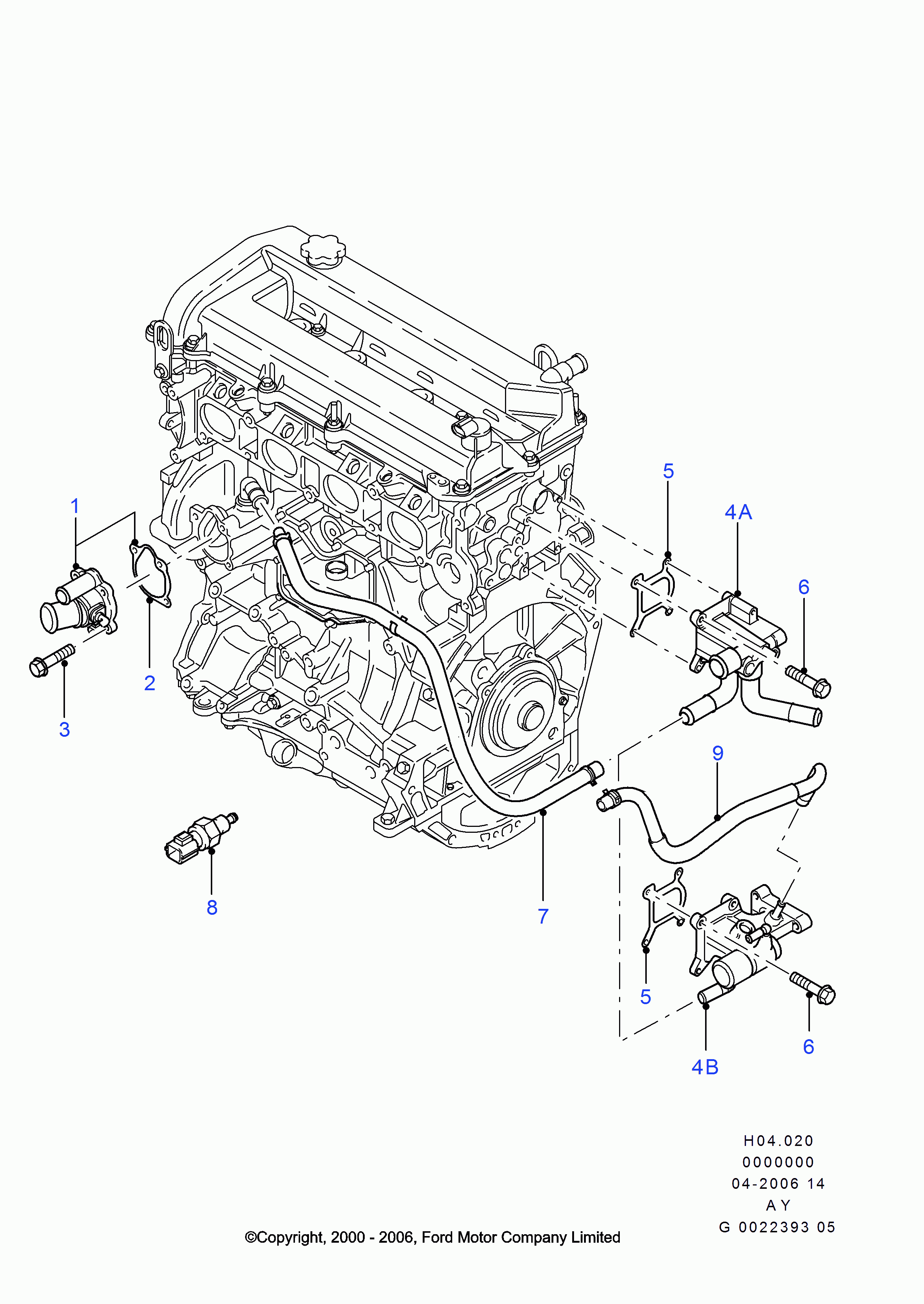 FORD 1358178 - Termostats, Dzesēšanas šķidrums ps1.lv