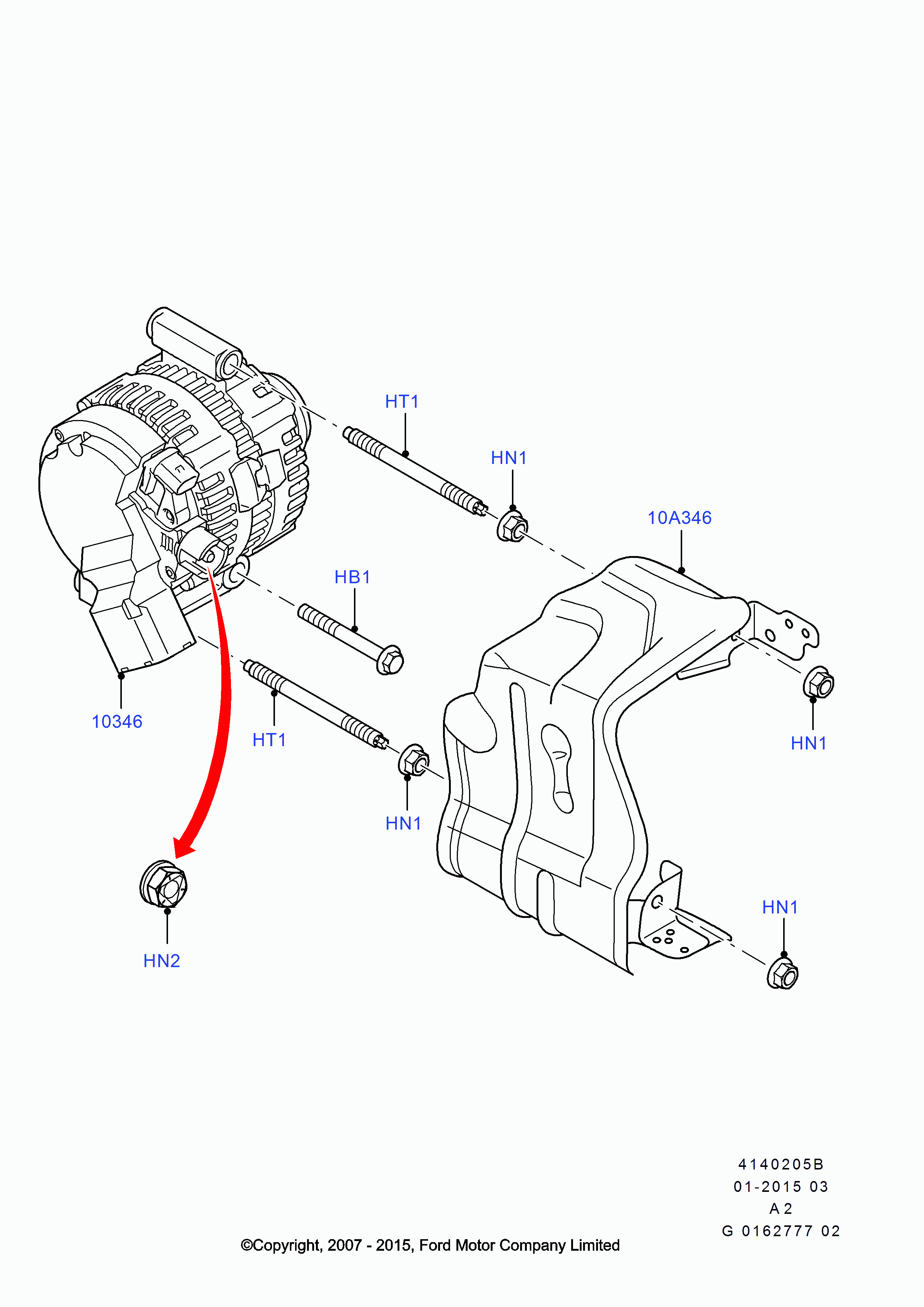 FORD 1 469 391 - Ģenerators ps1.lv