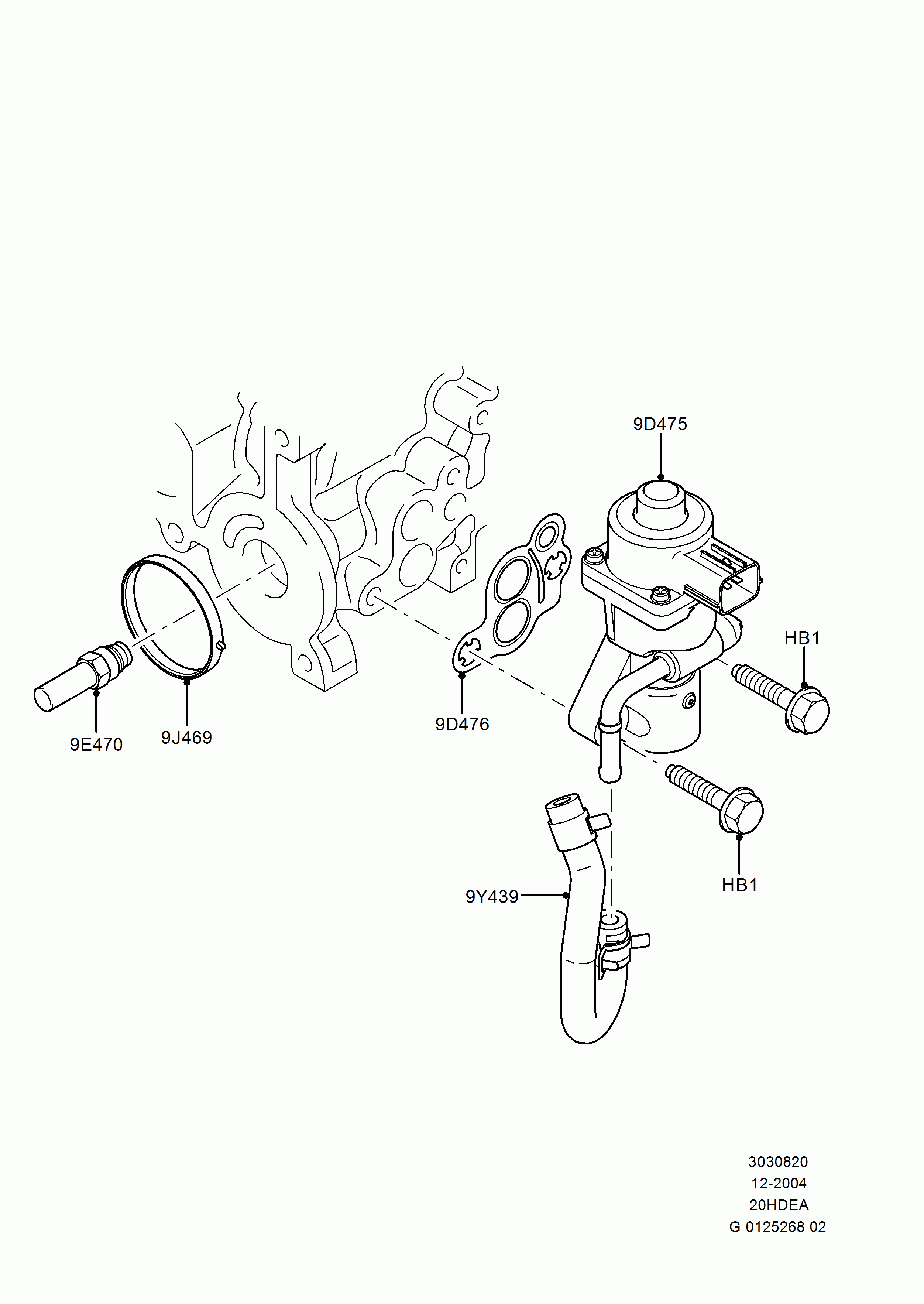 Volvo 5204549 - Valve - Exhaust Gas Recirculation ps1.lv