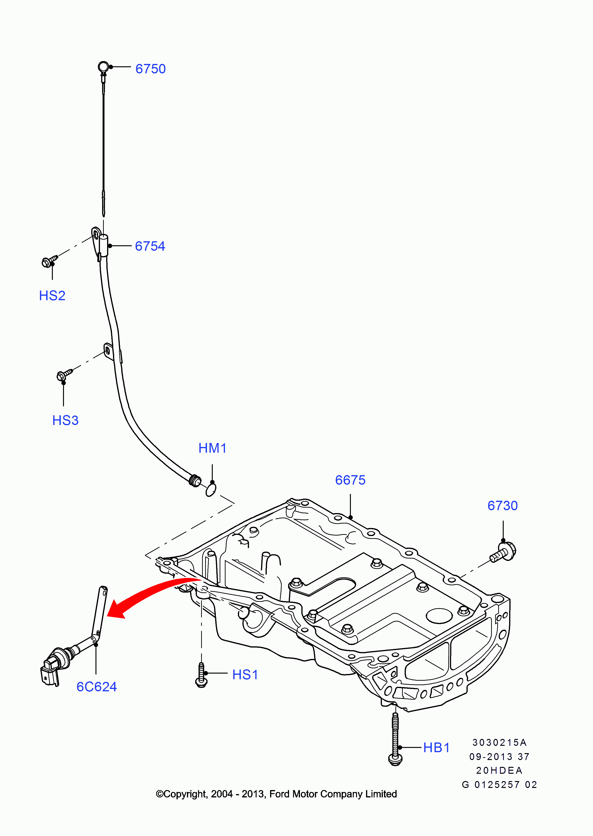 FORD 5 148 108 - Eļļas vācele ps1.lv