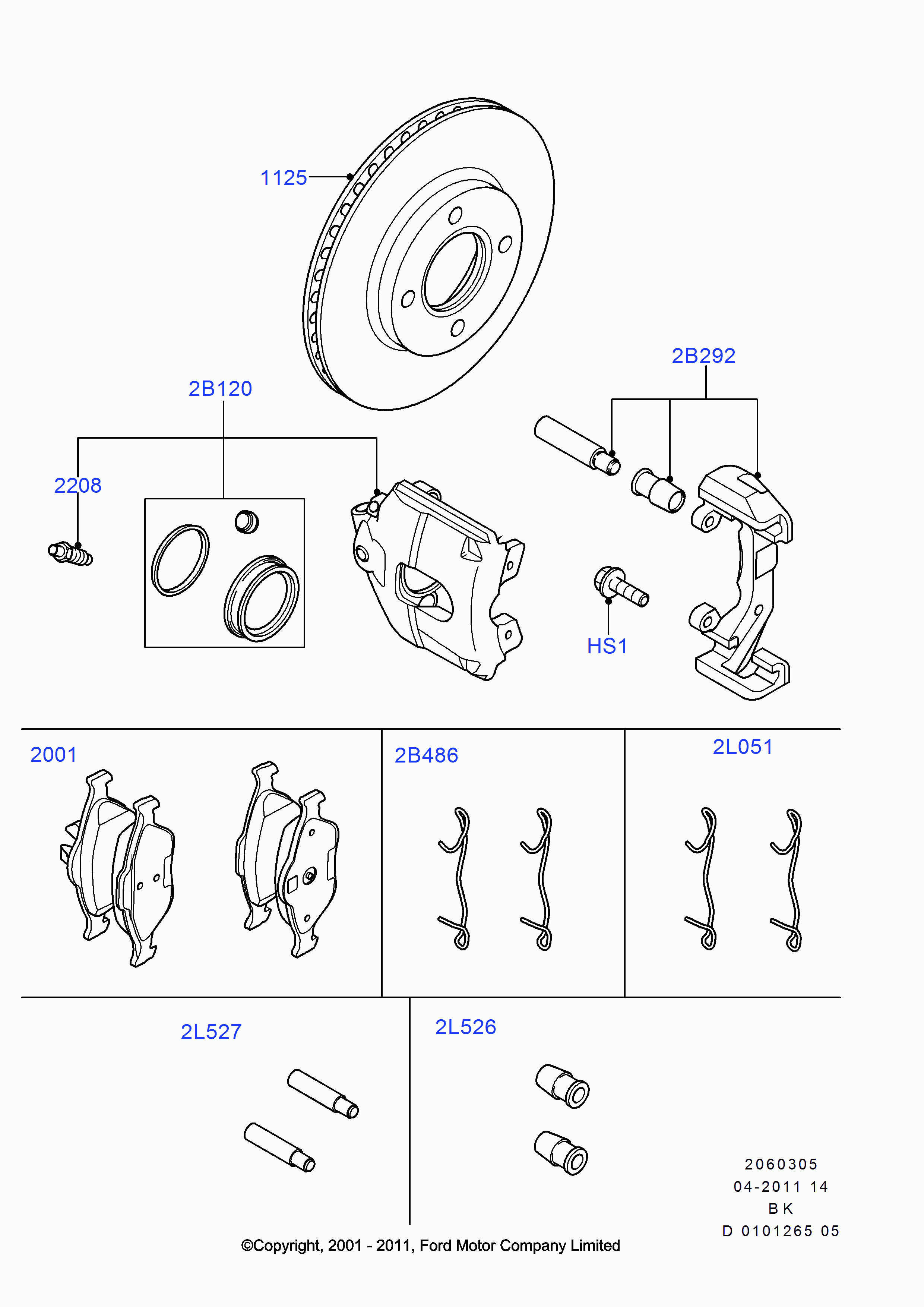 GEO 1101464 - Bremžu uzliku kompl., Disku bremzes ps1.lv