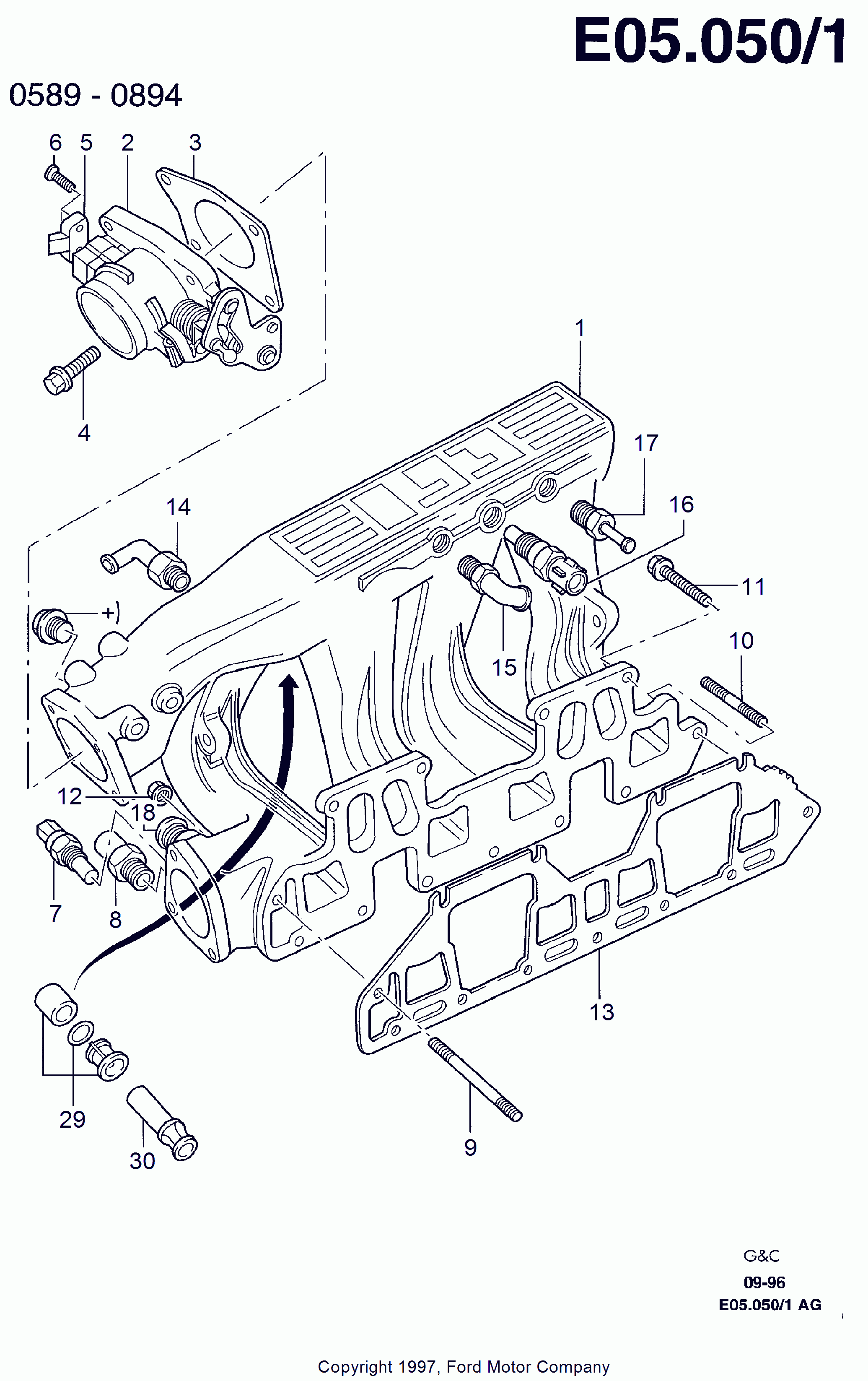 FORD 1 657 685 - Devējs, Dzesēšanas šķidruma temperatūra ps1.lv