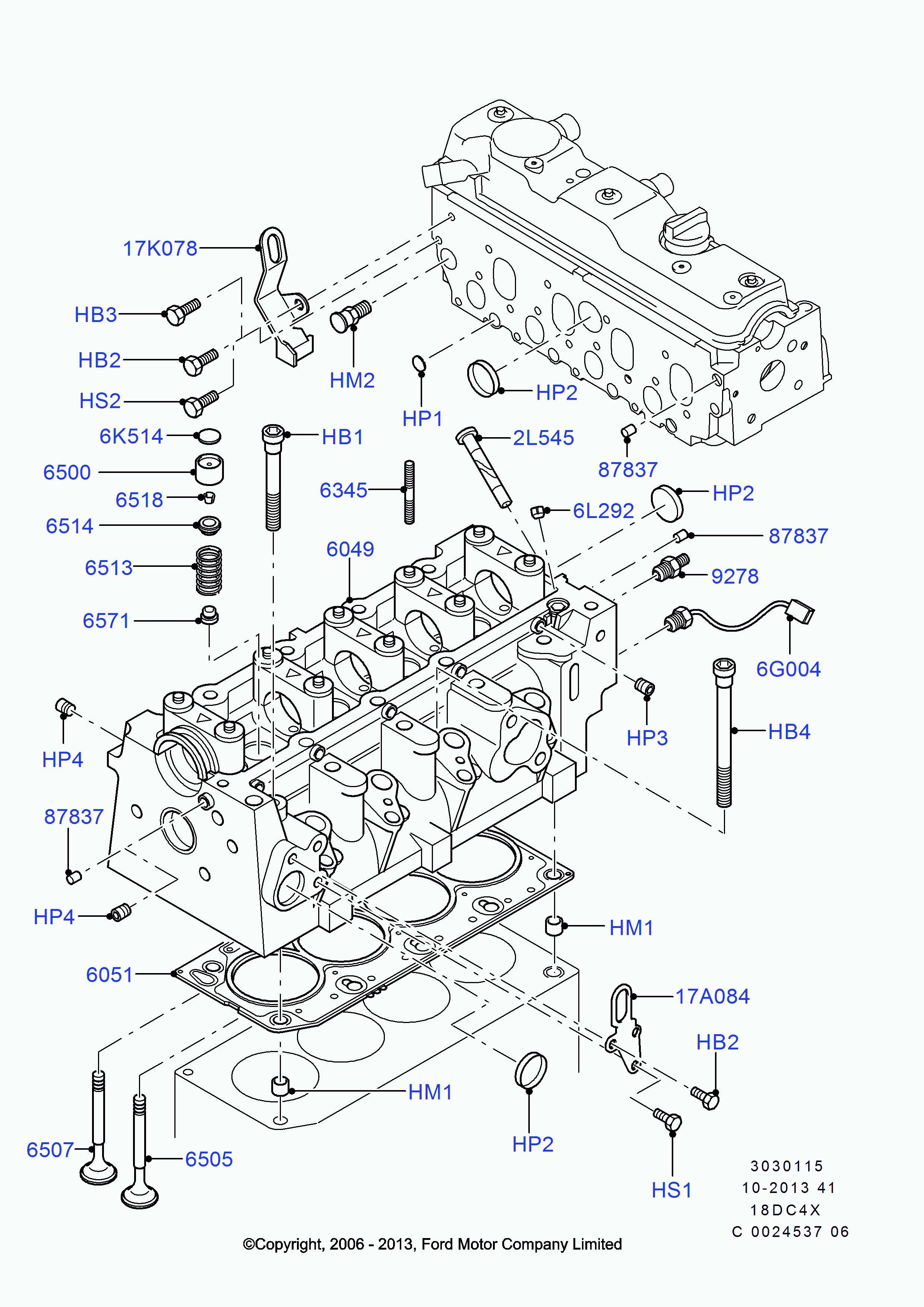 FORD 1 352 129 - Izplūdes vārsts ps1.lv