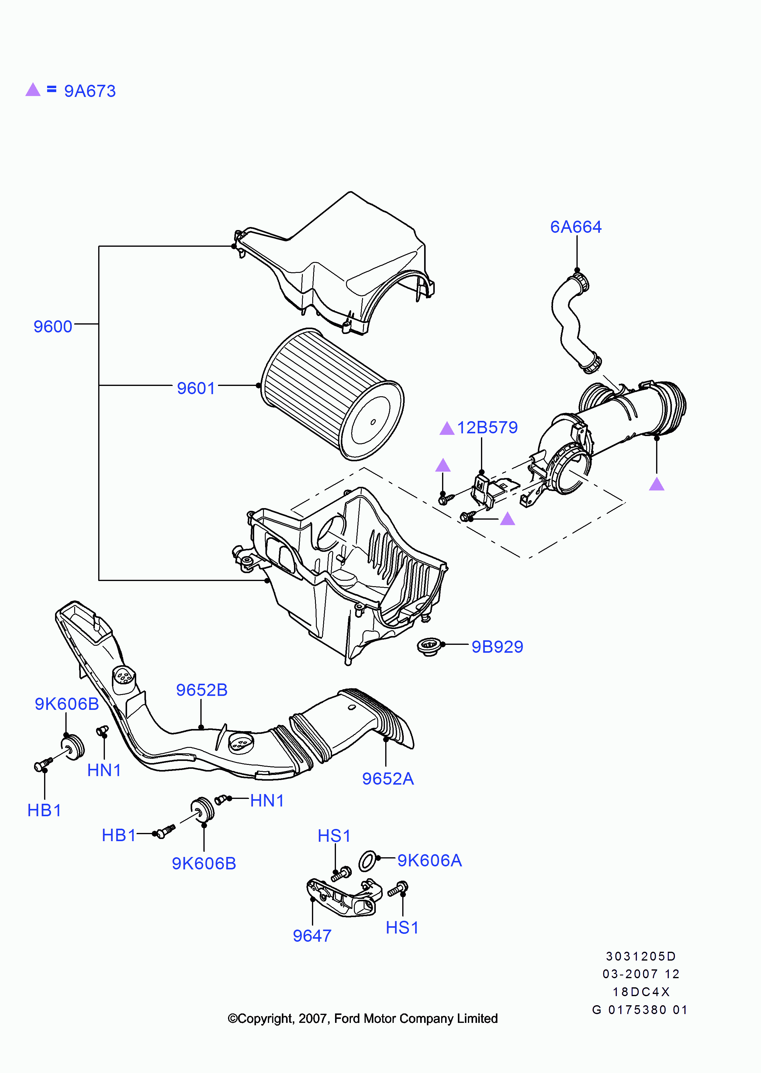 FORD 1 708 877 - Gaisa filtrs ps1.lv