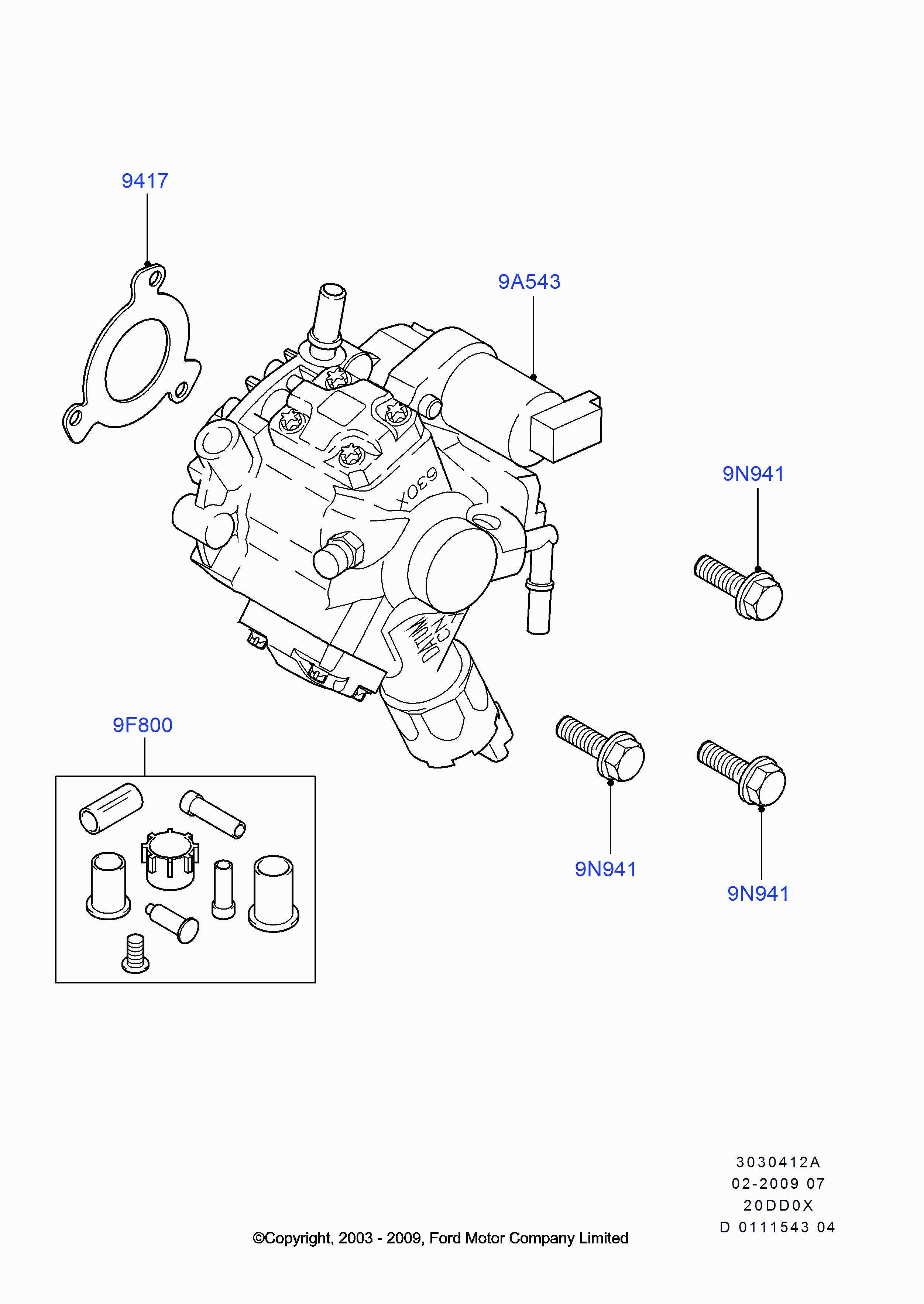 FORD 1541974 - Augstspiediena degvielas sūknis ps1.lv