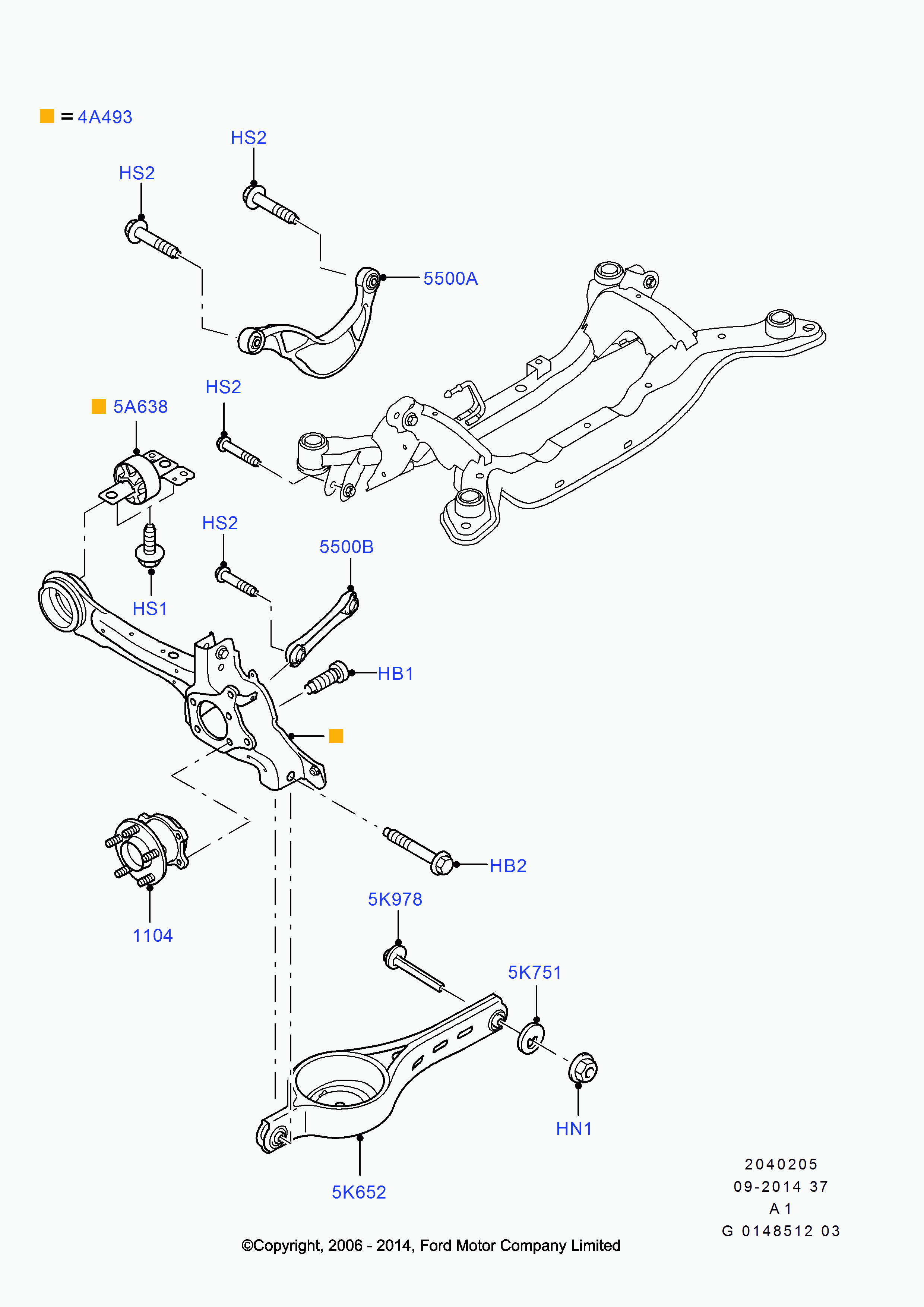 FORD 6699982 - Stiprināšanas skrūve, Svira ps1.lv