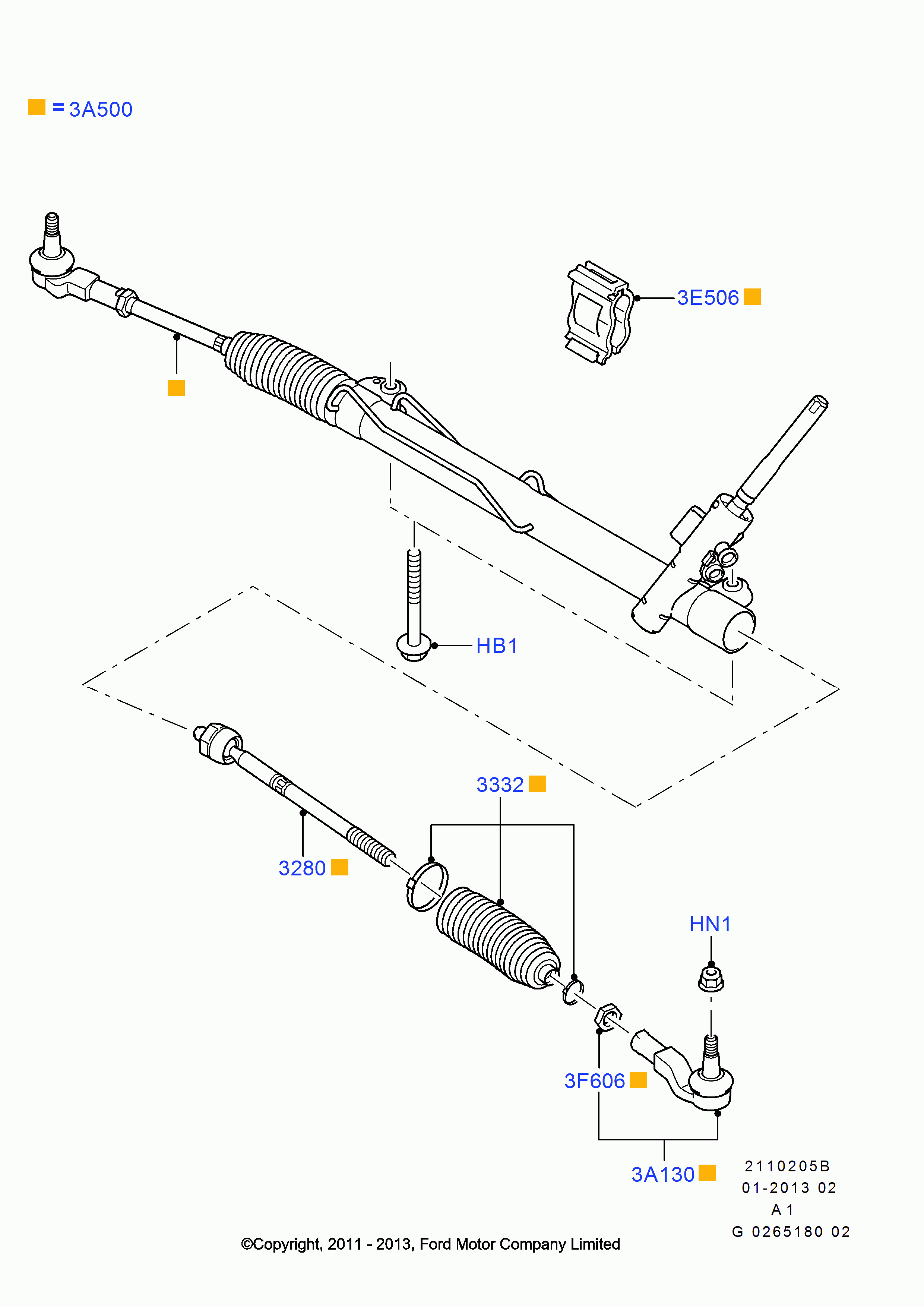 FORD 1596574 - Aksiālais šarnīrs, Stūres šķērsstiepnis ps1.lv