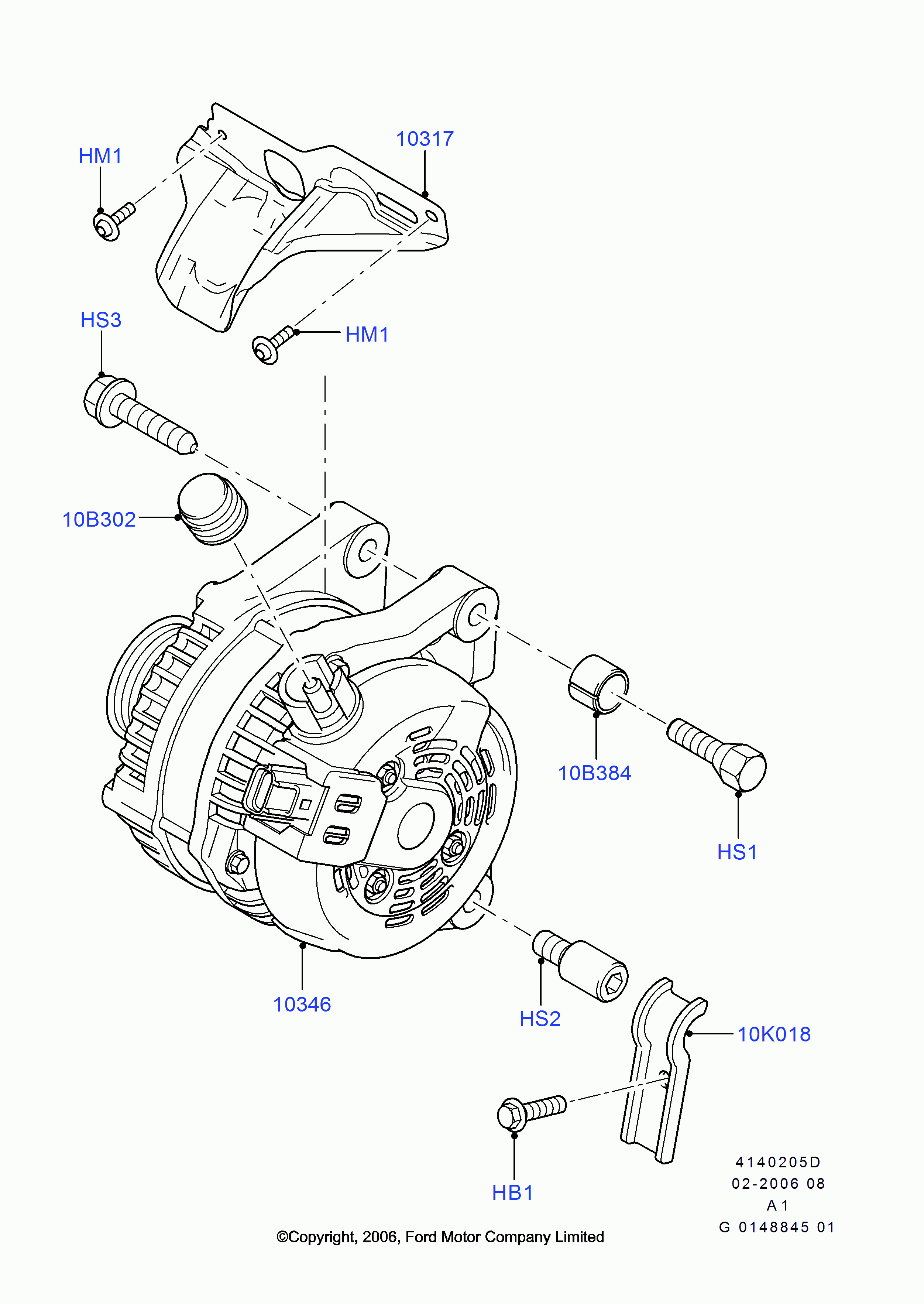 FORD 1 387 927 - Ģenerators ps1.lv