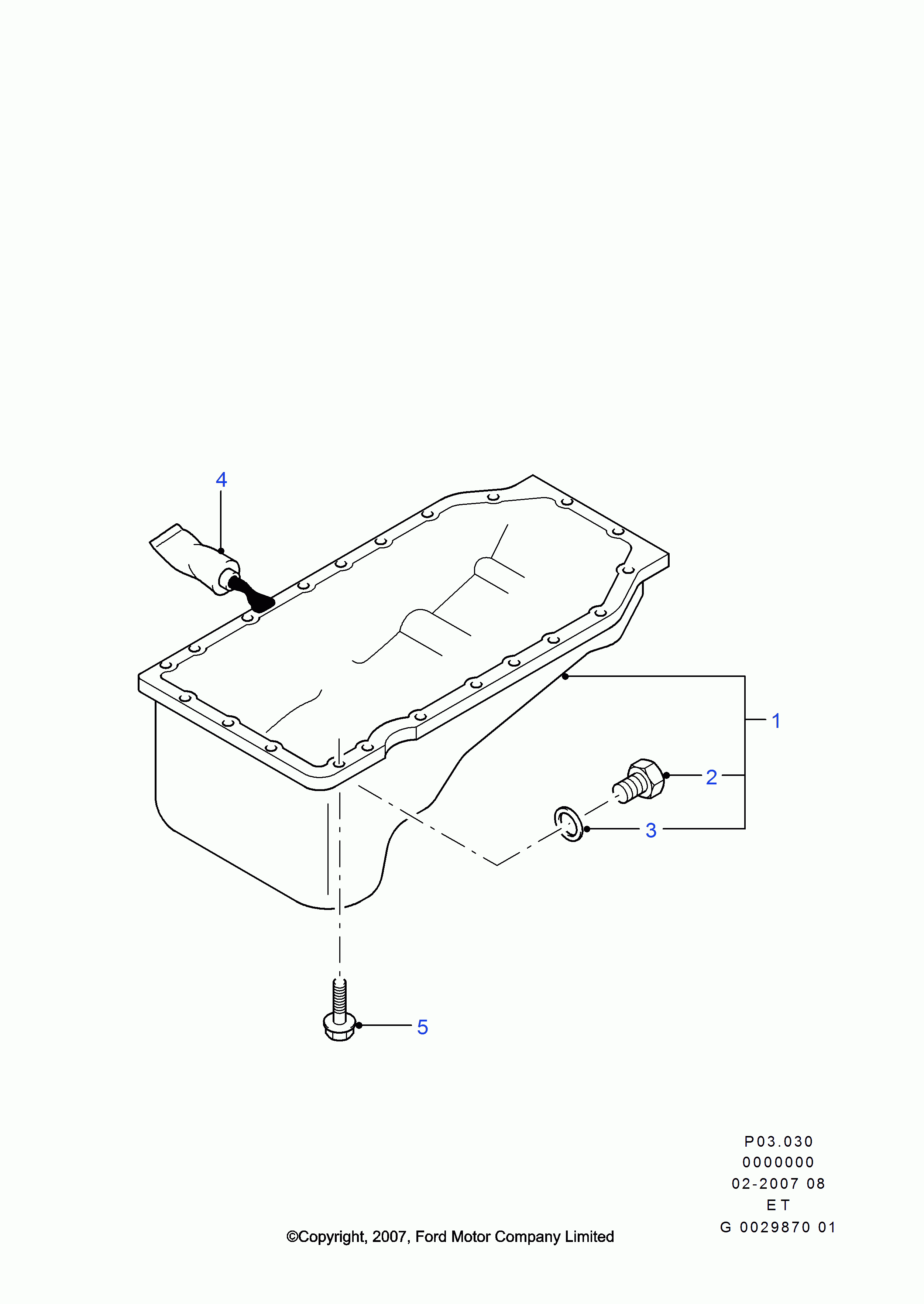 FORD 1509622 - Korķis, Eļļas vācele ps1.lv