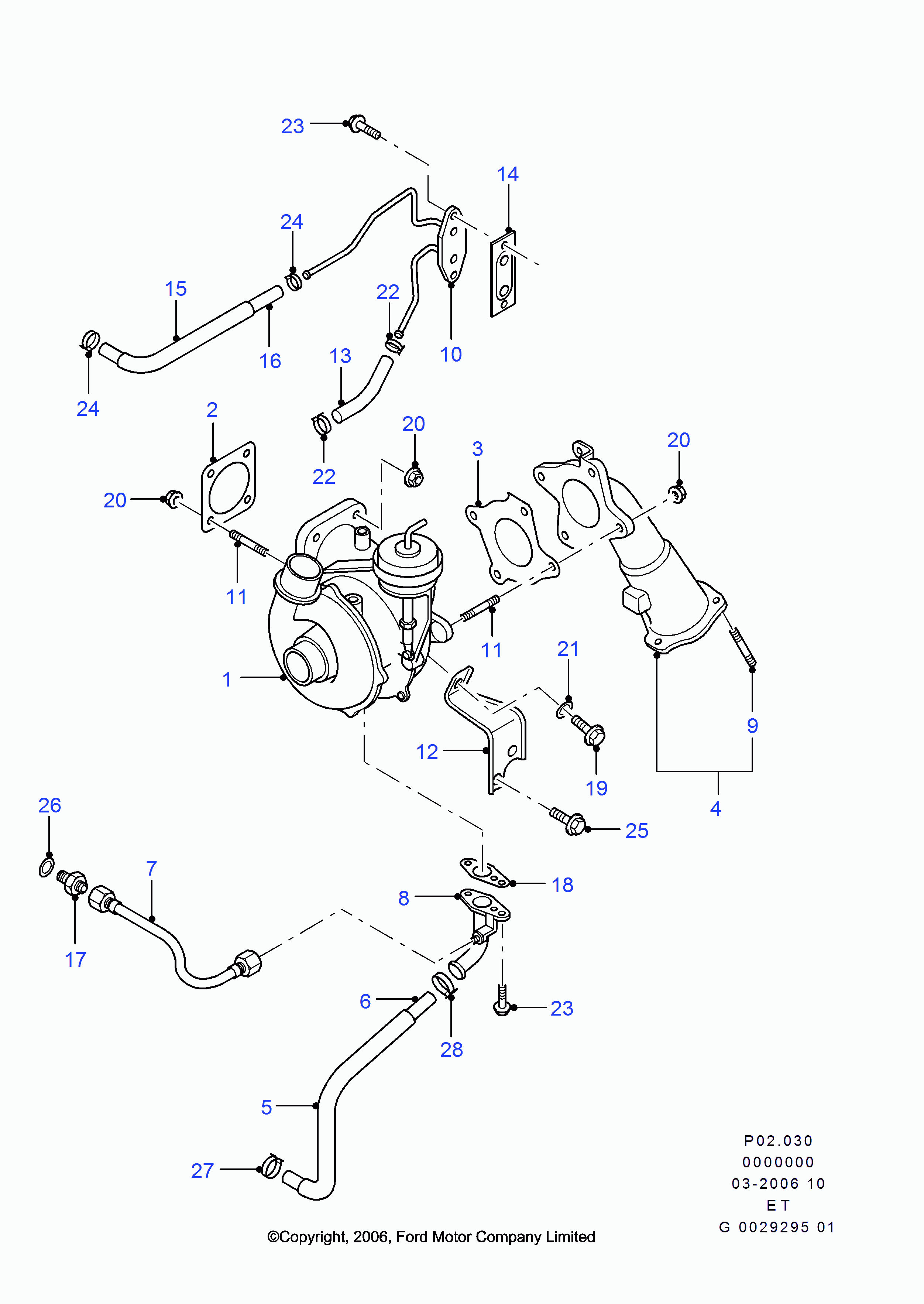 FORD 1328115 - Uzgrieznis, Izplūdes kolektors ps1.lv