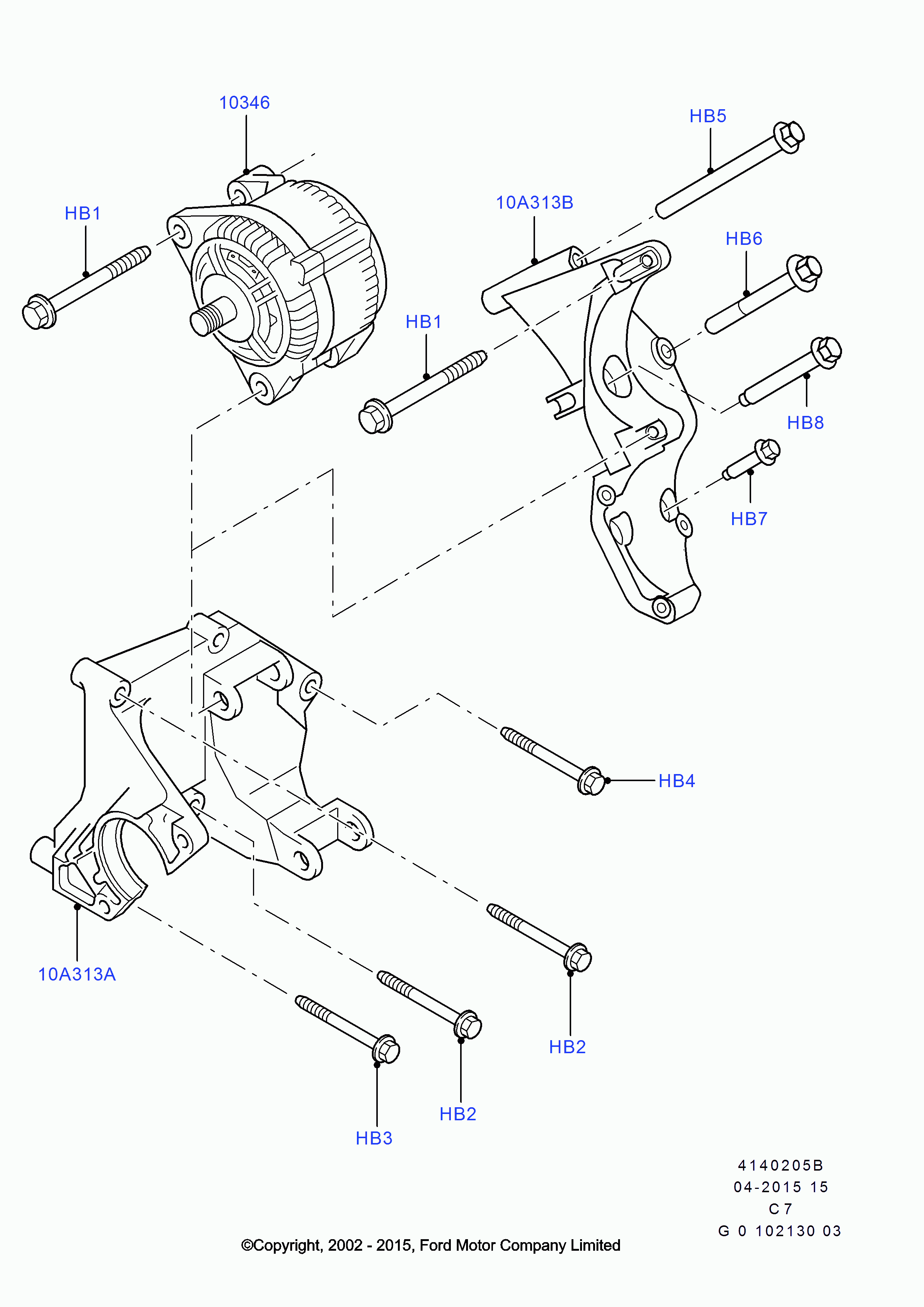 FORD 5 128 967 - Ģenerators ps1.lv