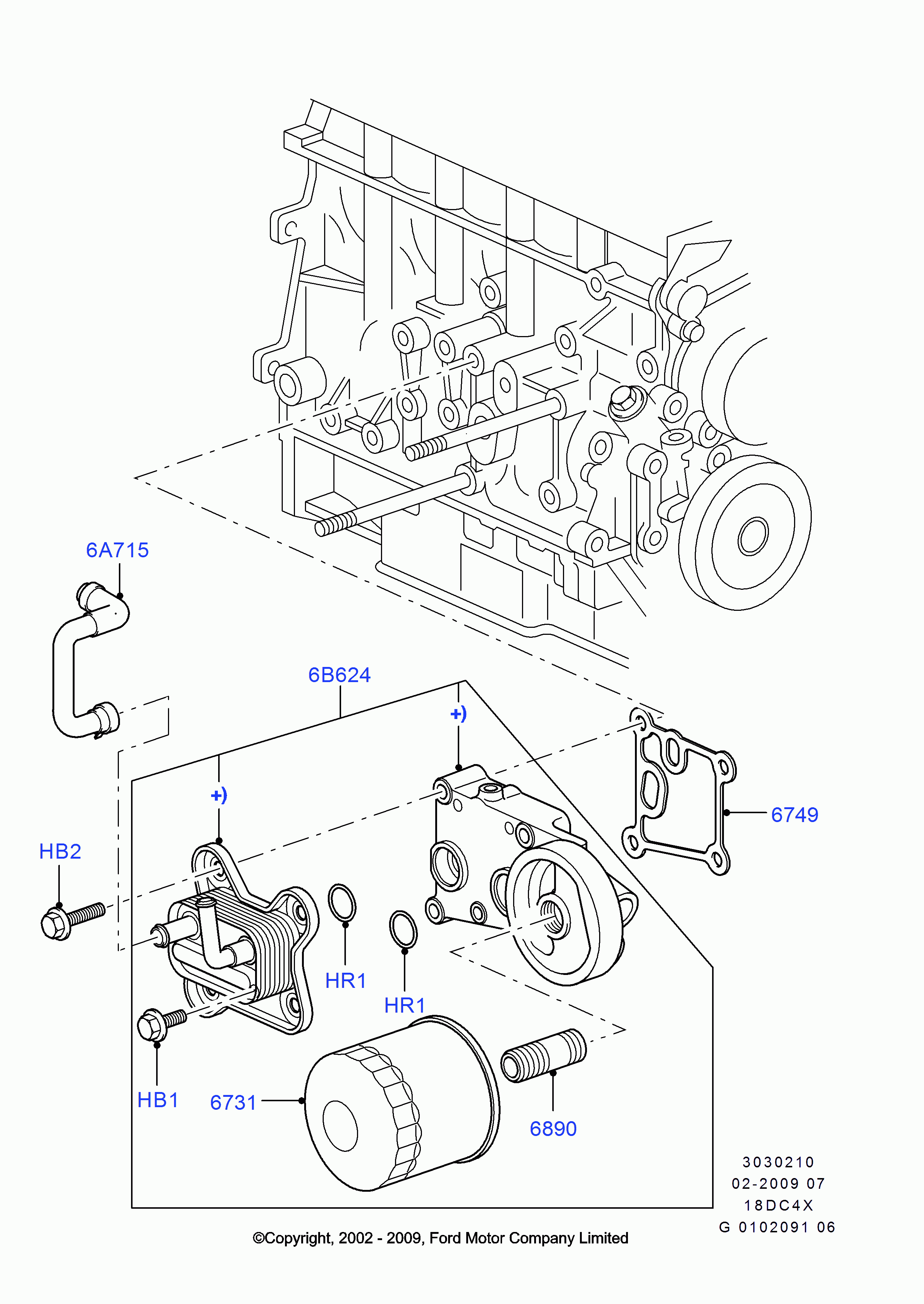 FORD 1 322 152 - Eļļas filtrs ps1.lv