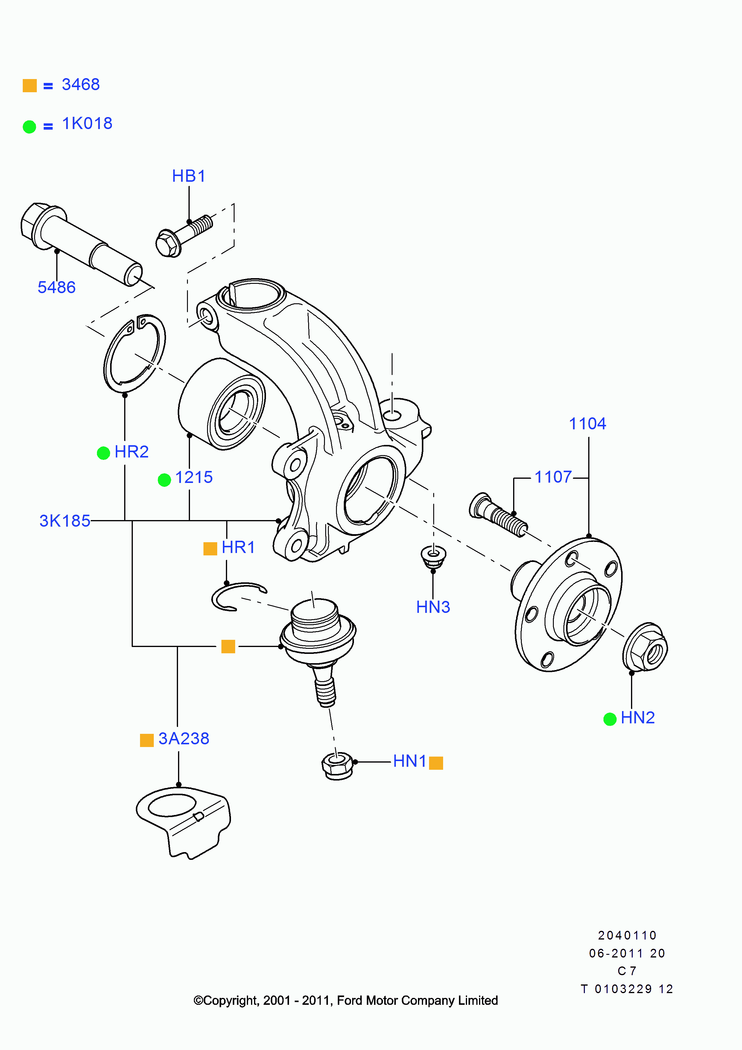 FORD 1 484 269 - Riteņa rumbas gultņa komplekts ps1.lv