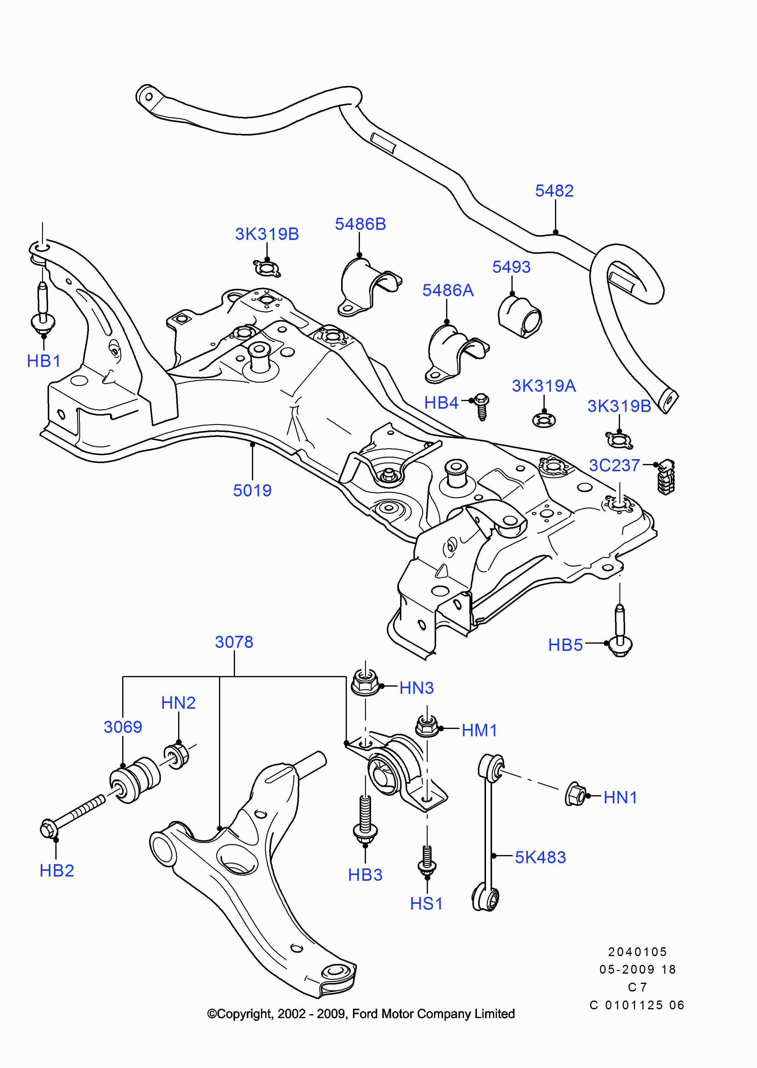 FORD 1355050 - Neatkarīgās balstiekārtas svira, Riteņa piekare ps1.lv