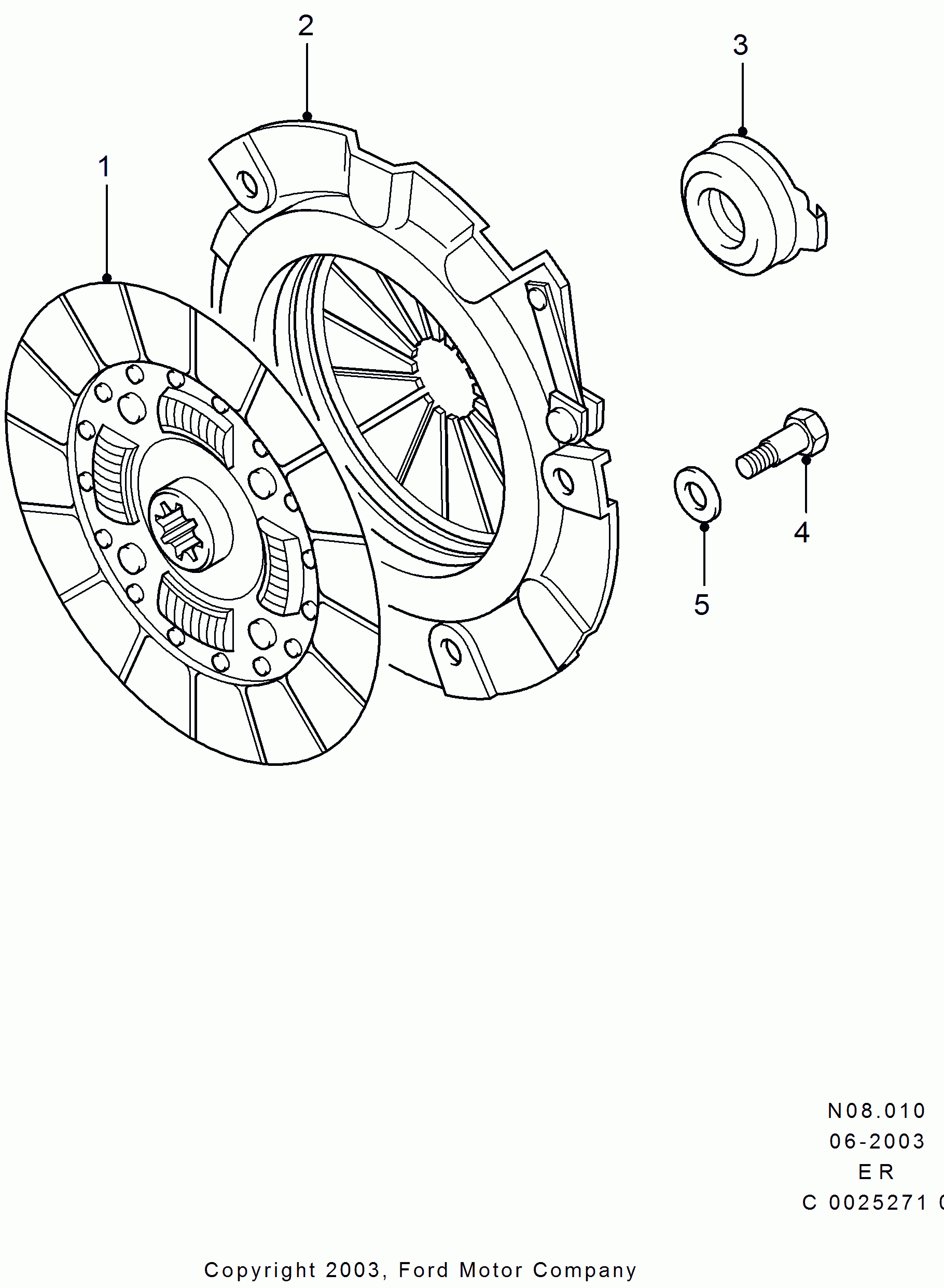 FORD 4 118 919 - Sajūga komplekts ps1.lv