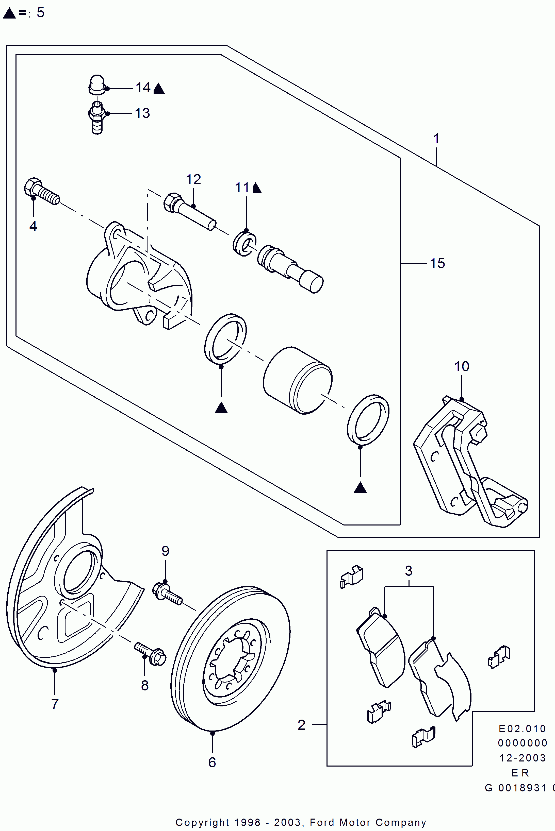 FORD 1497307 - Bremžu diski ps1.lv