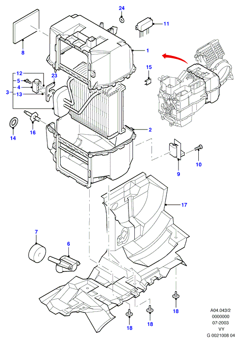 AKRON 1110379 - Motor - Vent Air Nozzle ps1.lv