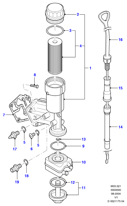 FORD 1100696 - Eļļas filtrs ps1.lv