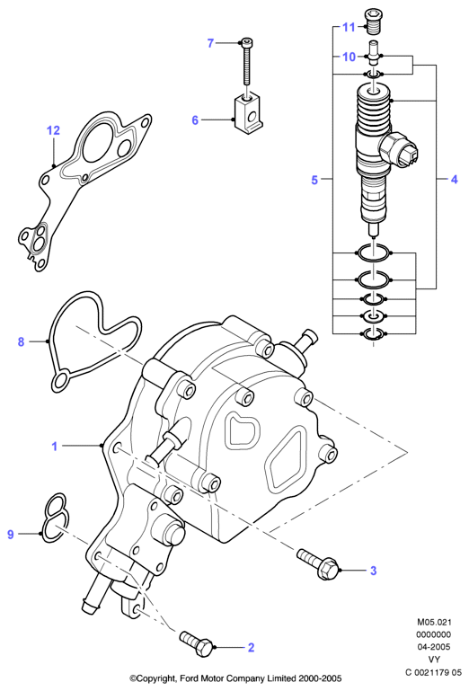 FORD 1746131 - Vakuumsūknis, Bremžu sistēma ps1.lv