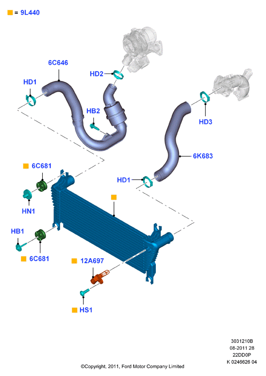 FORD 2006019 - Devējs, Ieplūstošā gaisa temperatūra ps1.lv