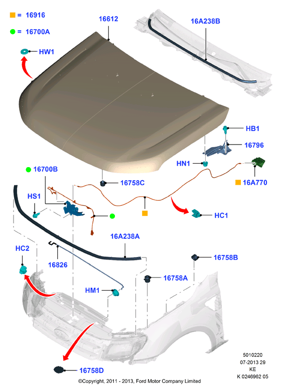 FORD 1216747 - Moldings / aizsarguzlika ps1.lv