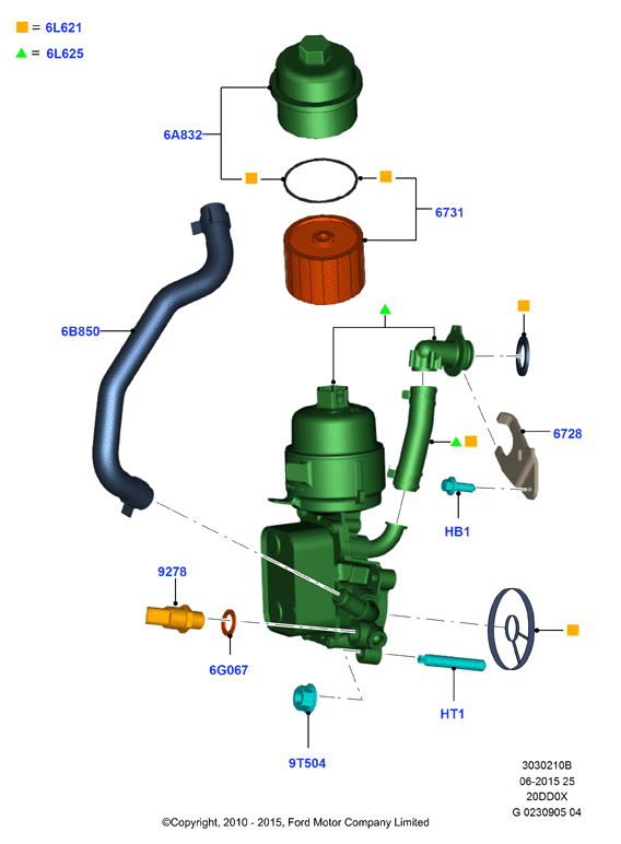 Volvo 1886418 - Eļļas radiators, Motoreļļa ps1.lv