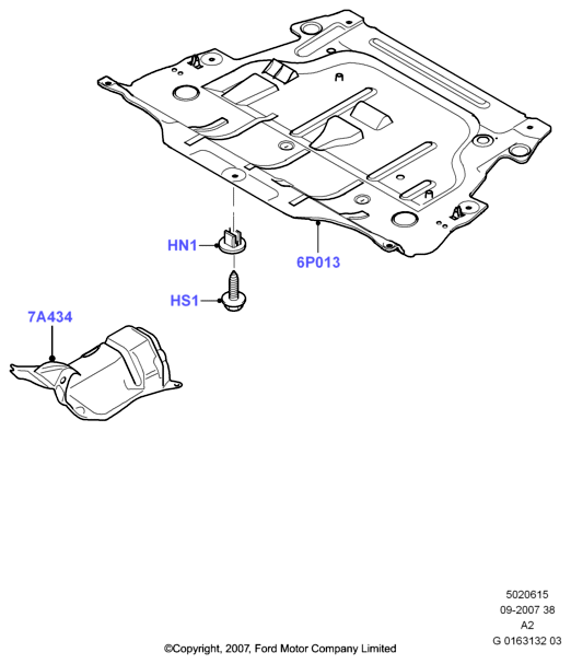 FORD 1 682 940 - Motora vāks ps1.lv