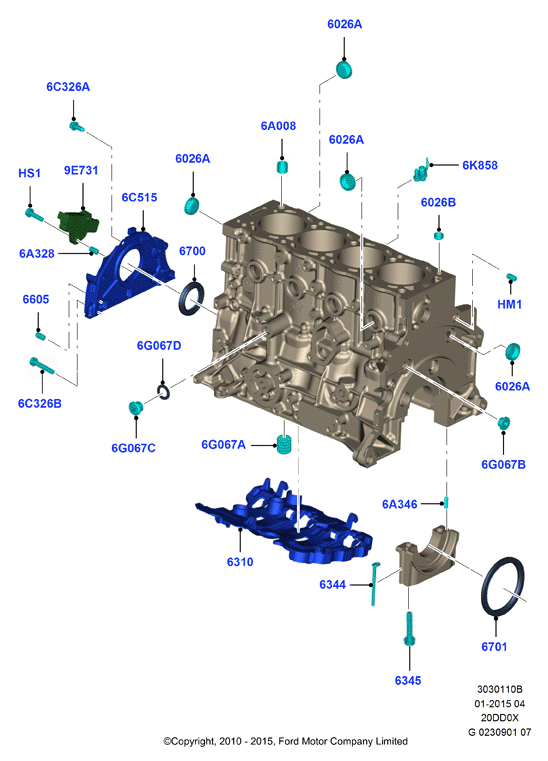 FORD 1 837 948 - Impulsu devējs, Kloķvārpsta ps1.lv