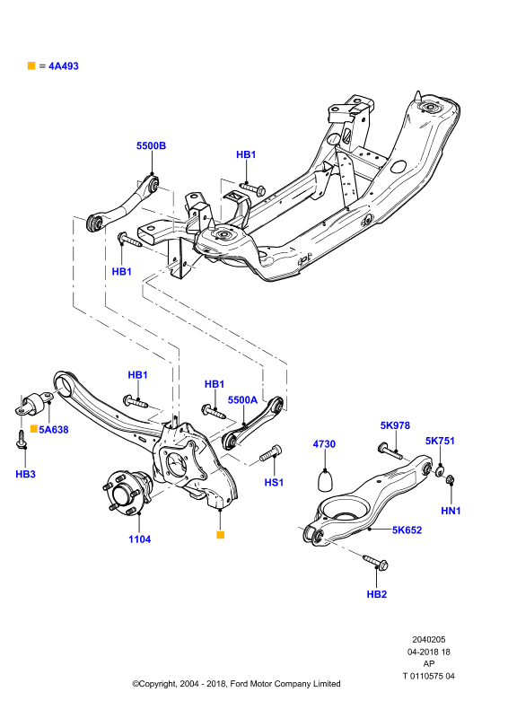 MAZDA 1448127 - Piekare, Šķērssvira ps1.lv