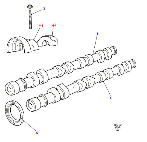 FORD 1 067 029 - Vārpstas blīvgredzens, Sadales vārpsta ps1.lv