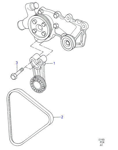 FORD 6170166 - Ķīļrievu siksna ps1.lv