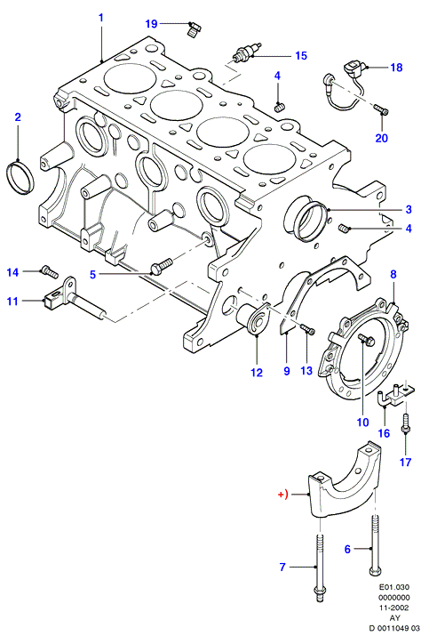 FORD 6 602 998 - Impulsu devējs, Kloķvārpsta ps1.lv