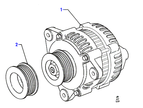 FORD 7 276 001 - Ģenerators ps1.lv