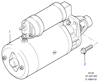 FORD 1 416 205 - Starteris ps1.lv