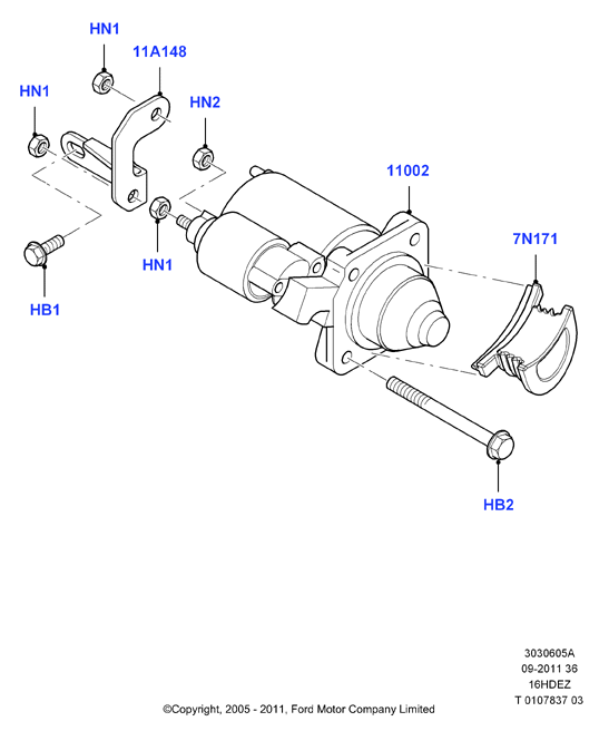 FORD 2109622 - Starteris ps1.lv