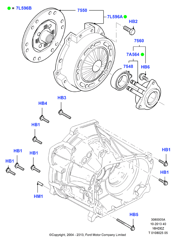 FORD 1810592 - Sajūga komplekts ps1.lv