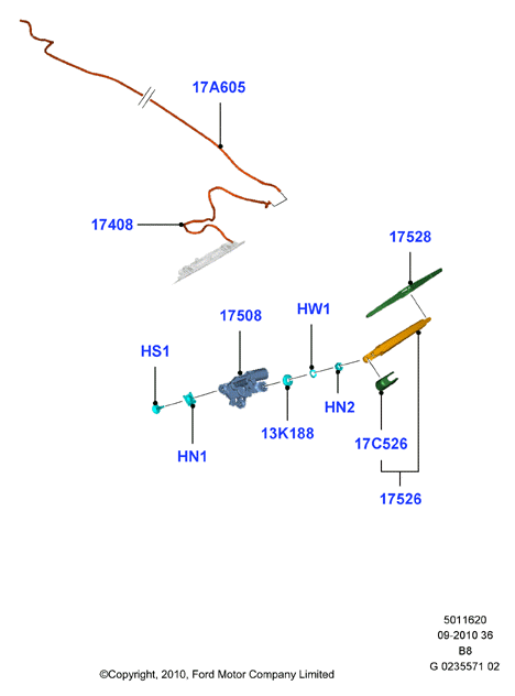 FORD 1 462 406 - Stikla tīrītāju sviru kompl., Stiklu tīrīšanas sistēma ps1.lv