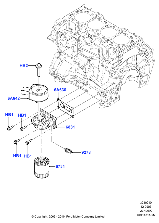 FORD 1119853 - Blīve, Eļļas sūknis ps1.lv