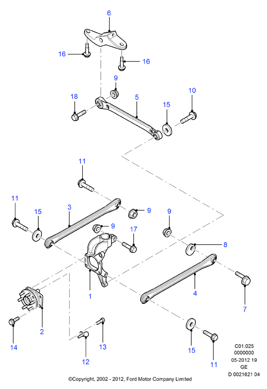 FORD 4858822 - Riteņa rumbas gultņa komplekts ps1.lv