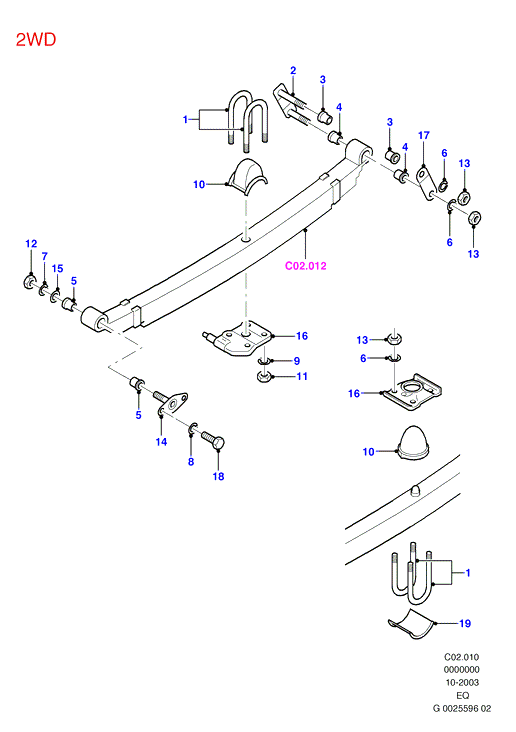 FORD 4 023 510 - Bukse, Lāgu atspere ps1.lv