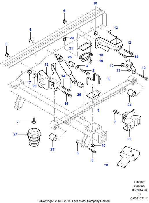 FORD 4055743 - Bukse, Lāgu atspere ps1.lv