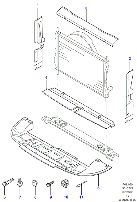 FORD 4432057 - Moldings / aizsarguzlika ps1.lv