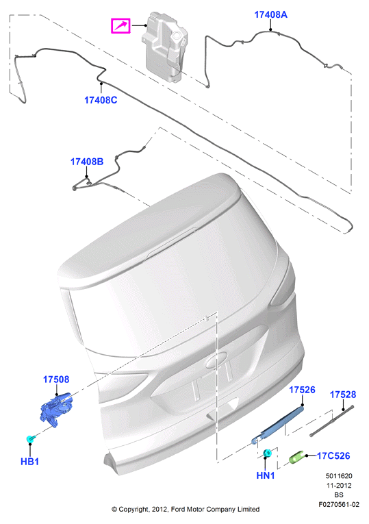 FORD 5101217 - Stikla tīrītāja slotiņa ps1.lv