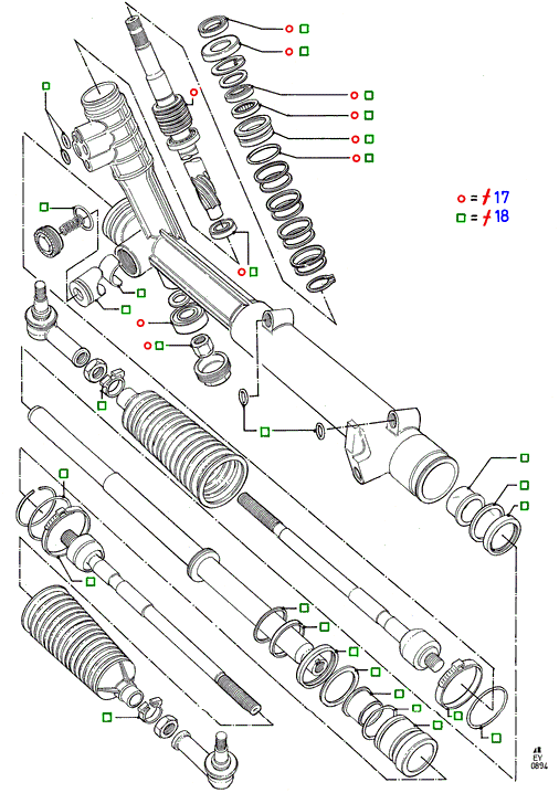 FORD 6869950 - Putekļusargs, Stūres iekārta ps1.lv