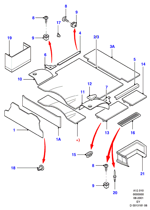 FORD 6 612 111 - Iekšējā spārna daļa ps1.lv