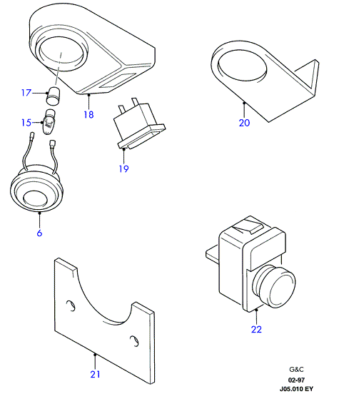 FORD 6 090 985 - Kvēlspuldze, Instrumentu paneļa apgaismojums ps1.lv